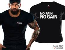 T-shirt męski nadruk NO PAIN NO GAIN
